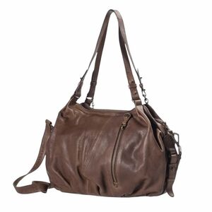 AUNTS AND UNCLES PHOEBE BROWN LEATHER BAG